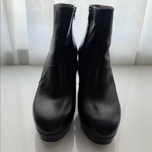 Brand New Maison Margiela Black Leather Boot. Never Worn.
